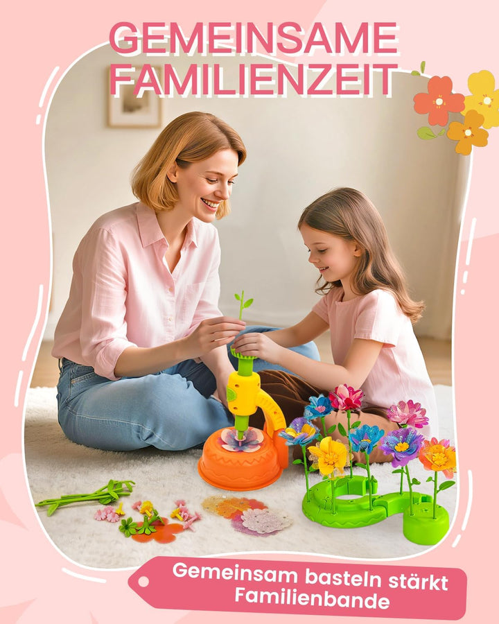 Glowsprout DIY Blumenbastelset für Kinder von 3 bis 12 Jahren - Zubehör schöne Stoffblumensträusse b