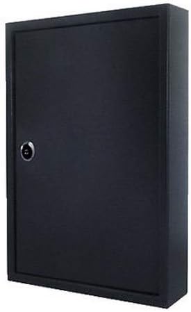 Pavo 8047208 Deluxe Schlüssel-Kasten/Schrank/Tresor, 80 Haken mit seitlichem Schlüsseleinwurf, dunke