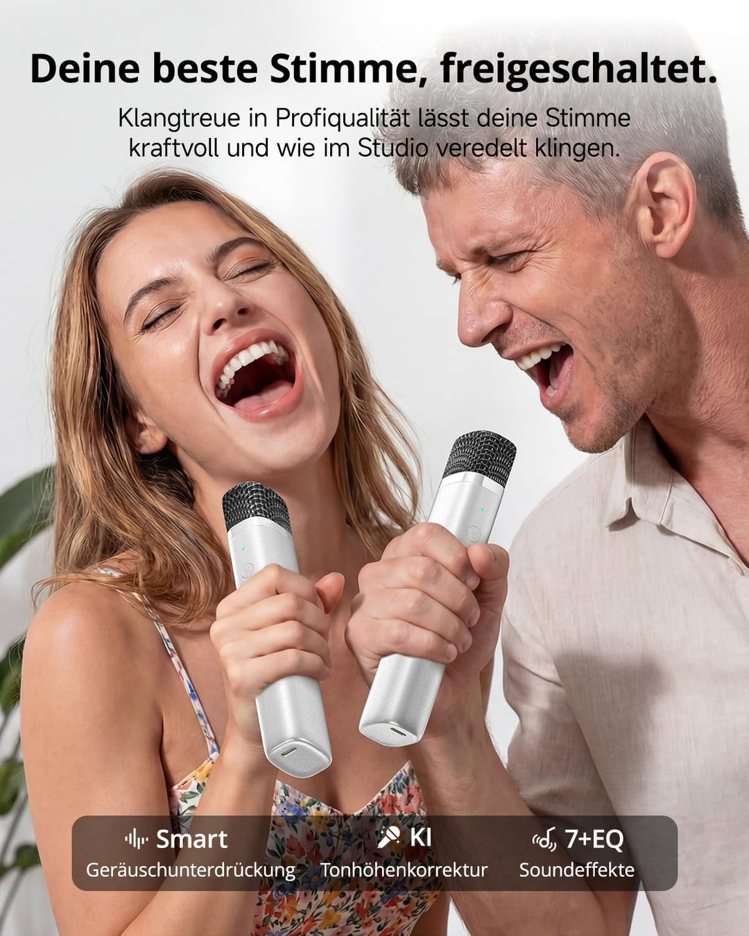 Ikarao Karaoke-Maschine für Erwachsene Kinder, mit Songtext-Display, WiFi-Verbindung zu YouTube &amp; Ka