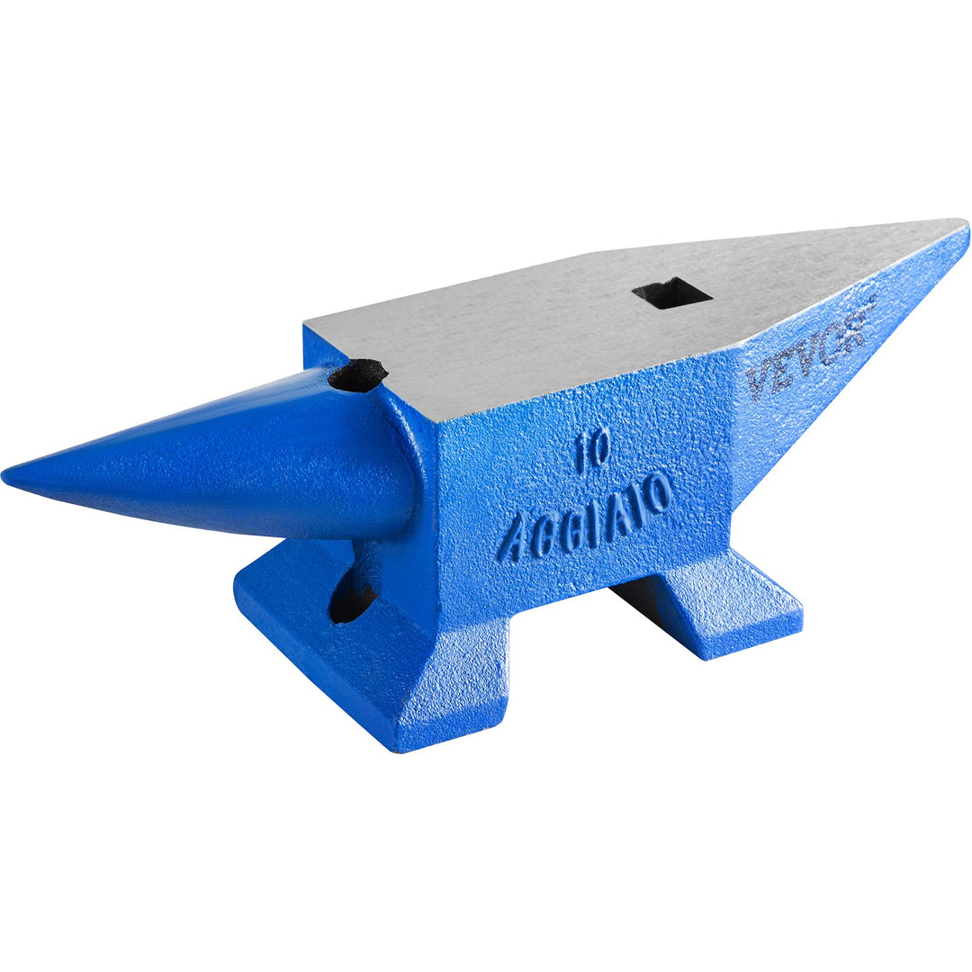 Happybuy Schmiede Amboss 10KG Schmiede Zubehör Amboss Werkzeuge geschmiedeter Stahl mit rundem und q