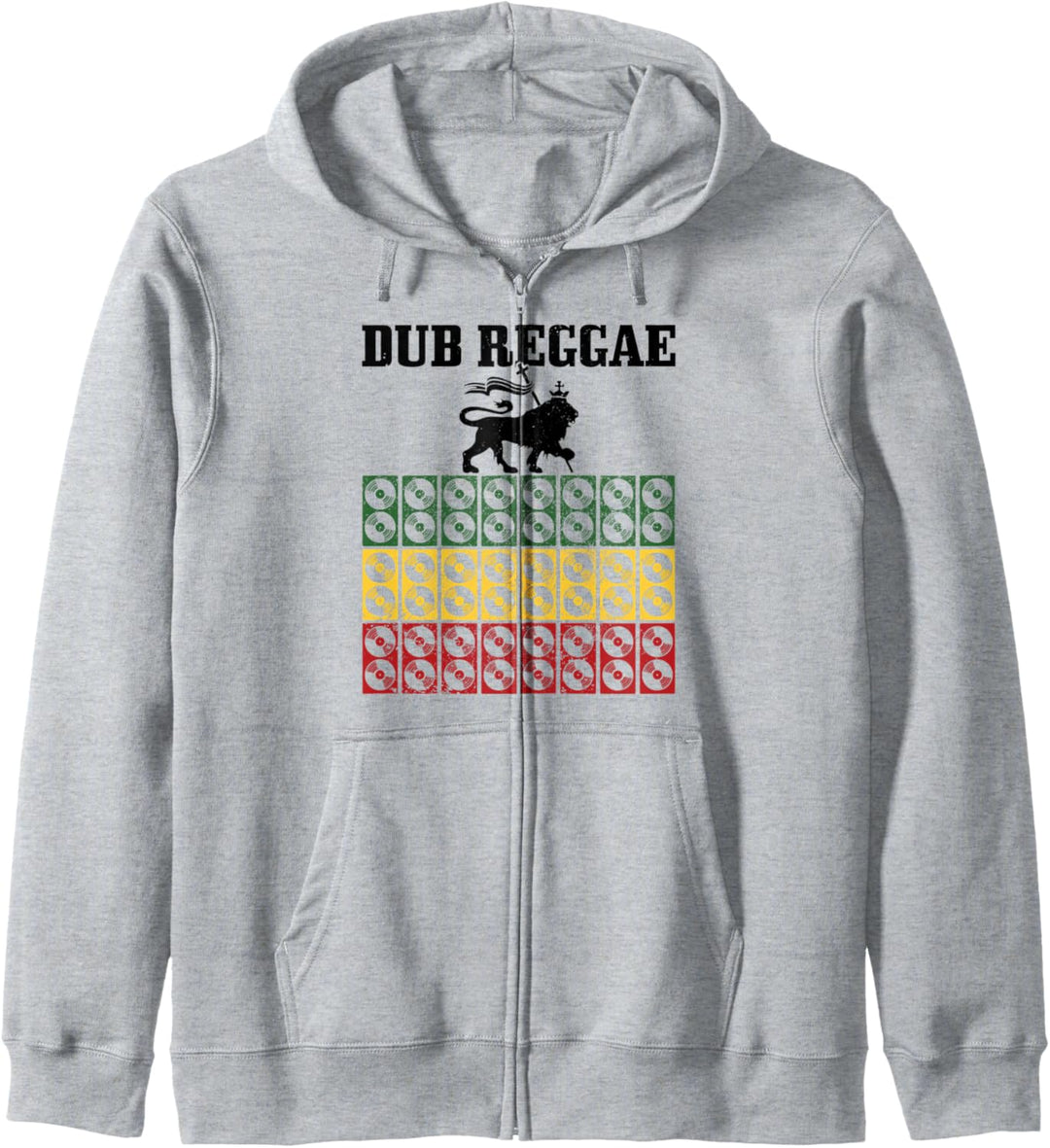 Reggae Sound System Lion of Judah Dub Jamaika Retro Rasta Kapuzenjacke