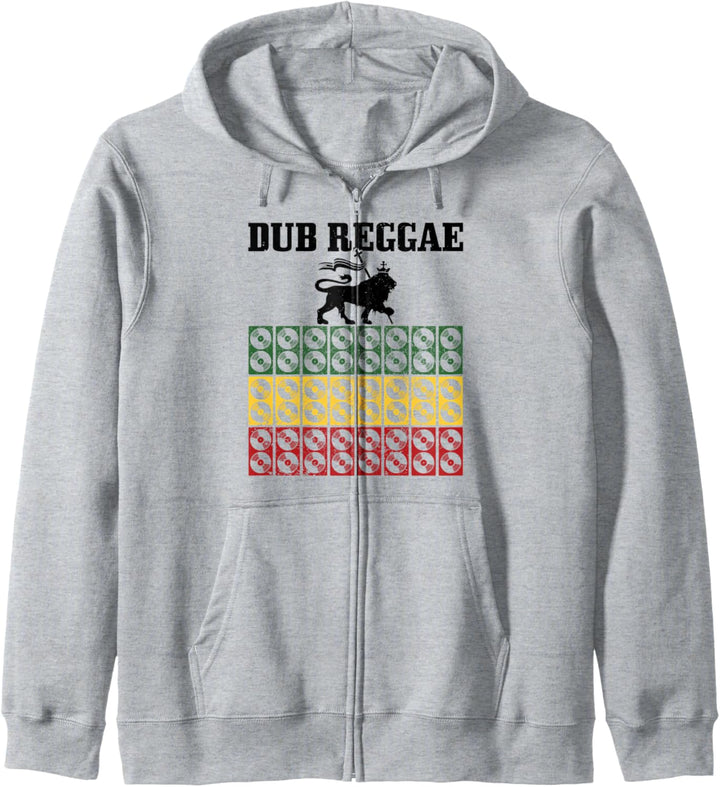 Reggae Sound System Lion of Judah Dub Jamaika Retro Rasta Kapuzenjacke