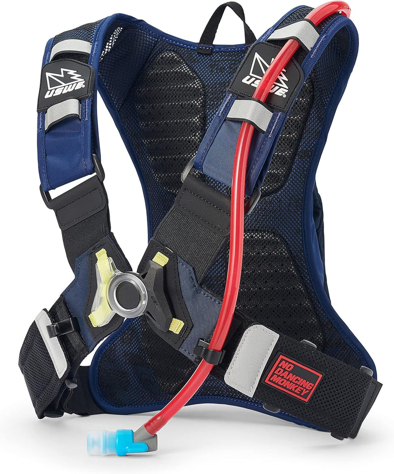 USWE Moto Hydro Hydration Pack - with Water Bladder, a High End, Bounce Free Backpack for Enduro and