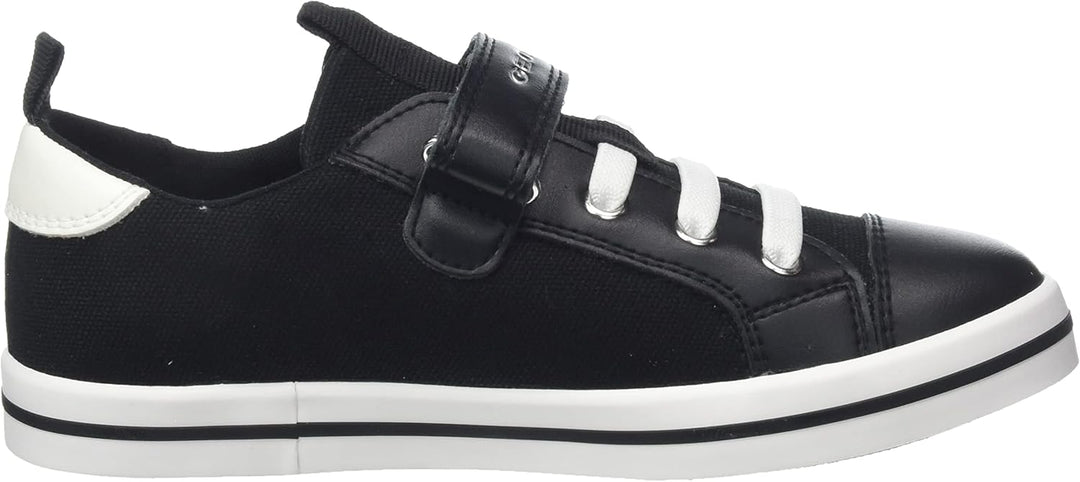Geox Mädchen Jr Ciak Girl Sneaker 25 EU Schwarz, 25 EU Schwarz