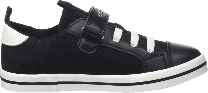 Geox Mädchen Jr Ciak Girl Sneaker 25 EU Schwarz, 25 EU Schwarz