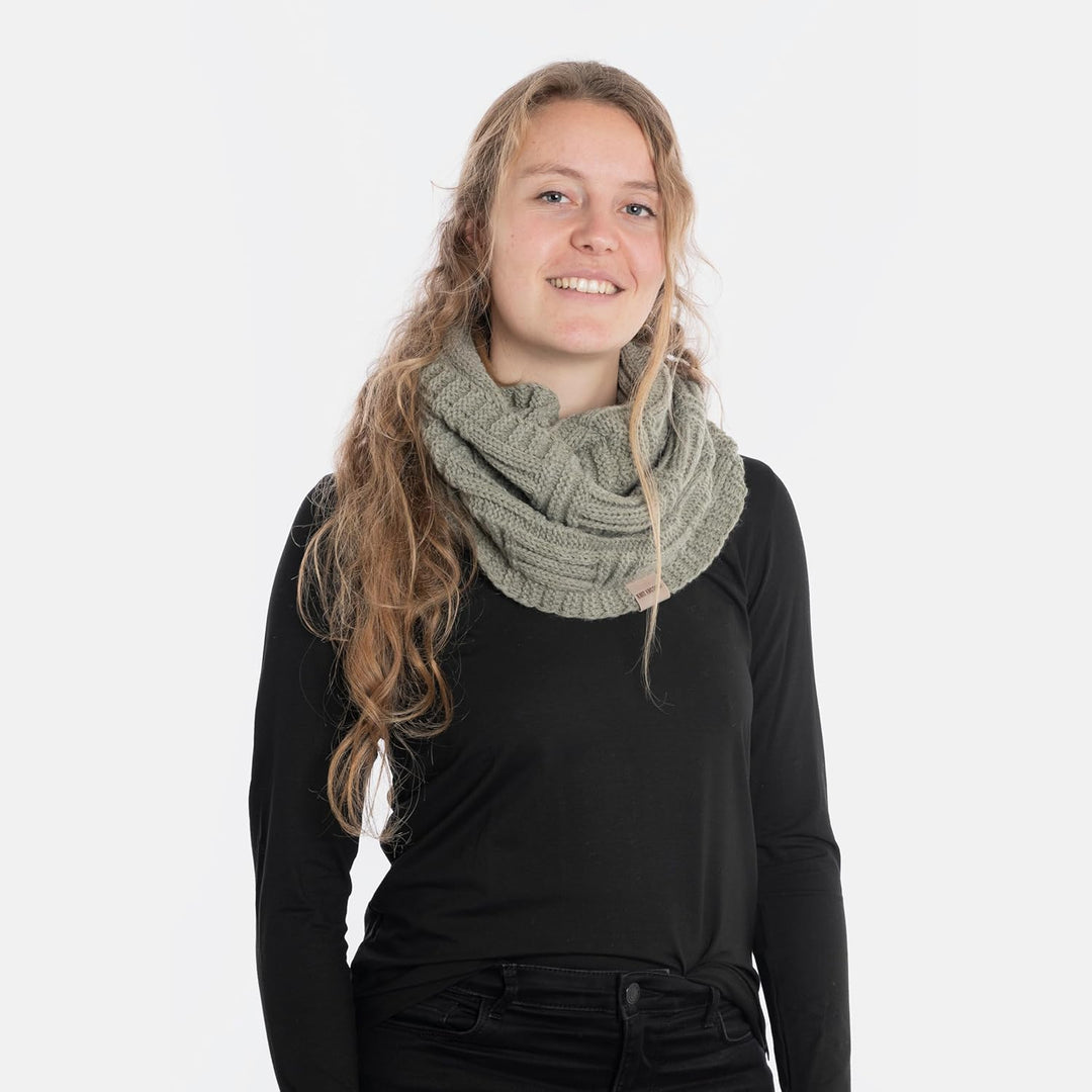 KNIT FACTORY - Bobby Loop Schal - Grob Gestrickter Schlauchschal - Für Damen und Herren - Strickscha