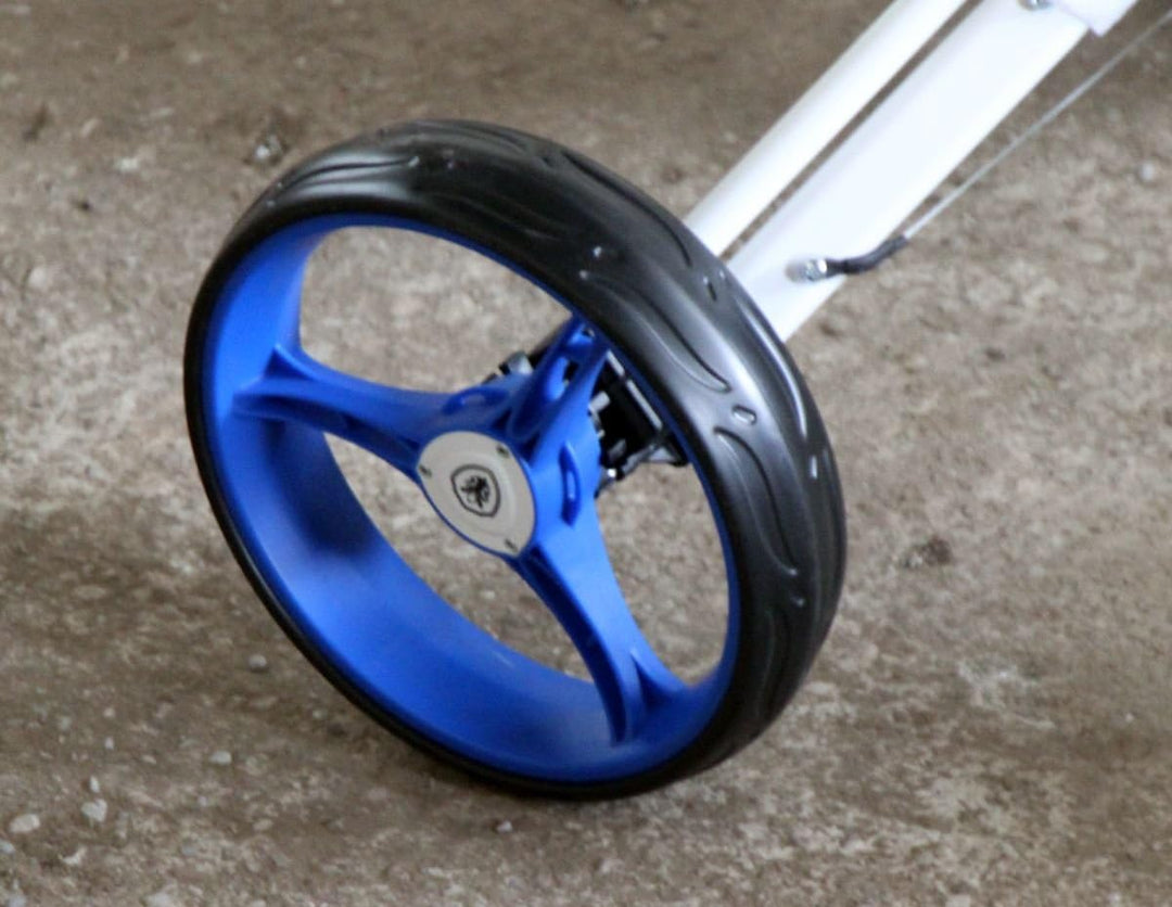 Yorrx Golftrolley SL Pro 7 HAMMA Plus, Golfwagen mit innovativem 360° Spin Vorderrad (frei 360° gela
