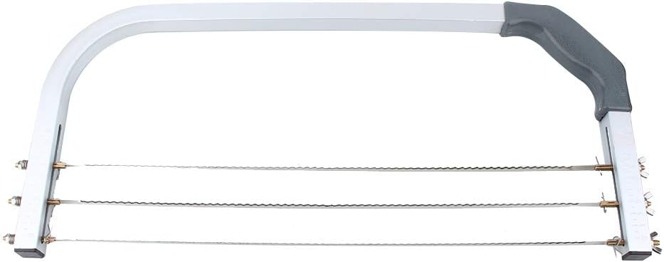 Alvinlite Tortenschneider - 3 Drähte Tortenbodenteiler, Rostfreier Edelstahl, 52cm Kuchenschneider m