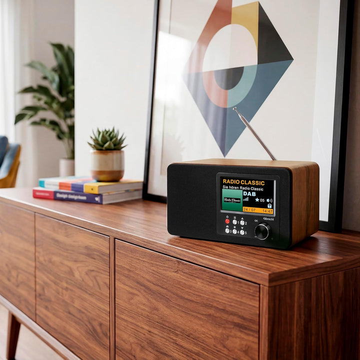 Albrecht DR 863 Digitalradio Mono, DAB+/UKW, grosses 4,3" Farbdisplay, ASA | 4,3" Farbdisplay, ASA-W