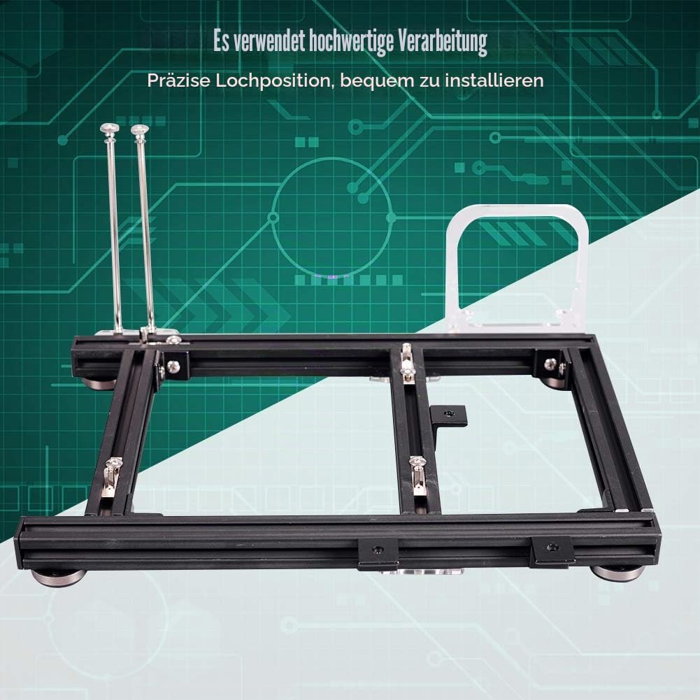 DIY Open Frame Gehäuse, Open Frame Wärmeableitung Aluminiumlegierung Computer PC Gehäuse Gehäuse für