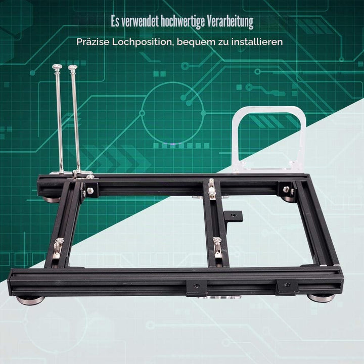 DIY Open Frame Gehäuse, Open Frame Wärmeableitung Aluminiumlegierung Computer PC Gehäuse Gehäuse für