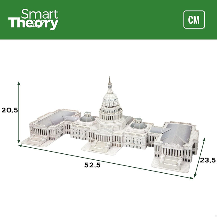 Colorbaby 49660-3D-Puzzle Capitol/Baumodell für Erwachsene und Kinder/inkl. 126 Teile/Familienspass