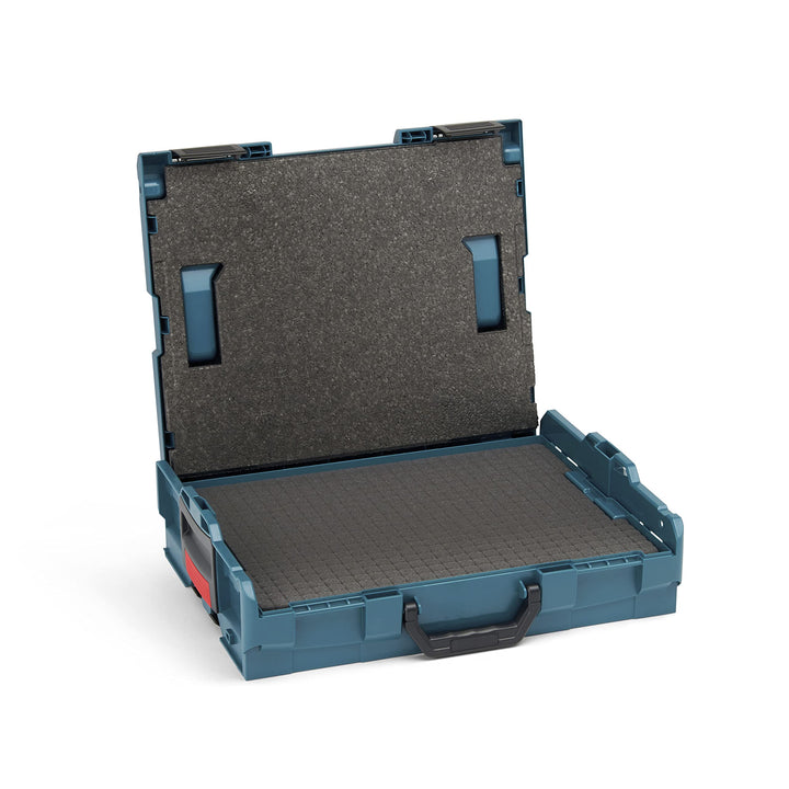 Bosch Sortimo L-Boxx 102 Werkzeugkoffer-Set • professional blau ohne Logo • bestückt mit Rasterschau
