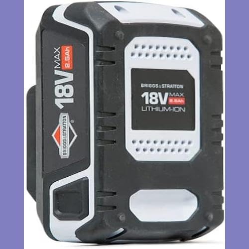 Briggs & Stratton 18V Lithium-Ionen-Akku 2.5Ah Akku für Murray 18V, mit USB-Adapter, 3 Jahre Garanti