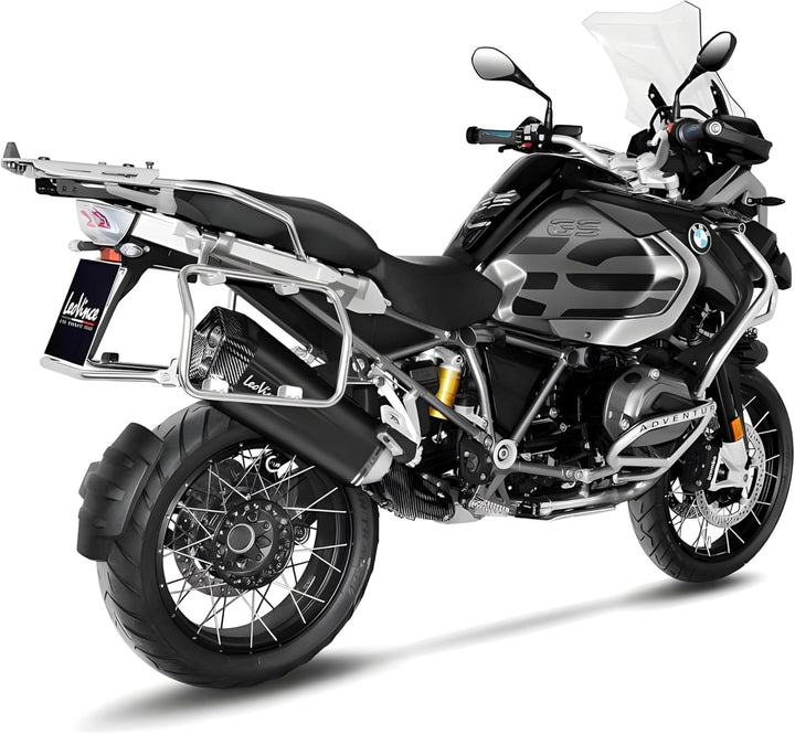 Endschalldämpfer/Auspuffanlage LeoVince SLIP-ON SBK LV-12 Black Edition, Edelstahl schwarz, Carbon K