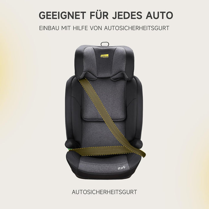 i-Size R129 Kinderautositz, von 3,5 bis 12 Jahre (100–150 cm), Mit verstellbarer Rückenlehne, Kopfst