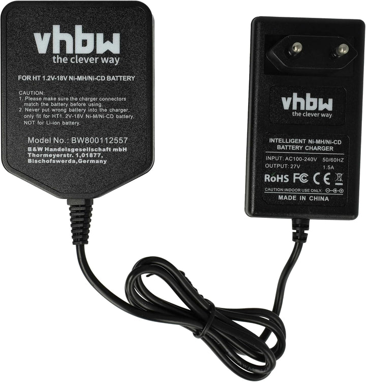 vhbw Ladegerät Ersatz für Hitachi C18YRL, UC12SD, UC14FYA, UC14Y, UC18YKL, UC18YRL für Werkzeug Akku