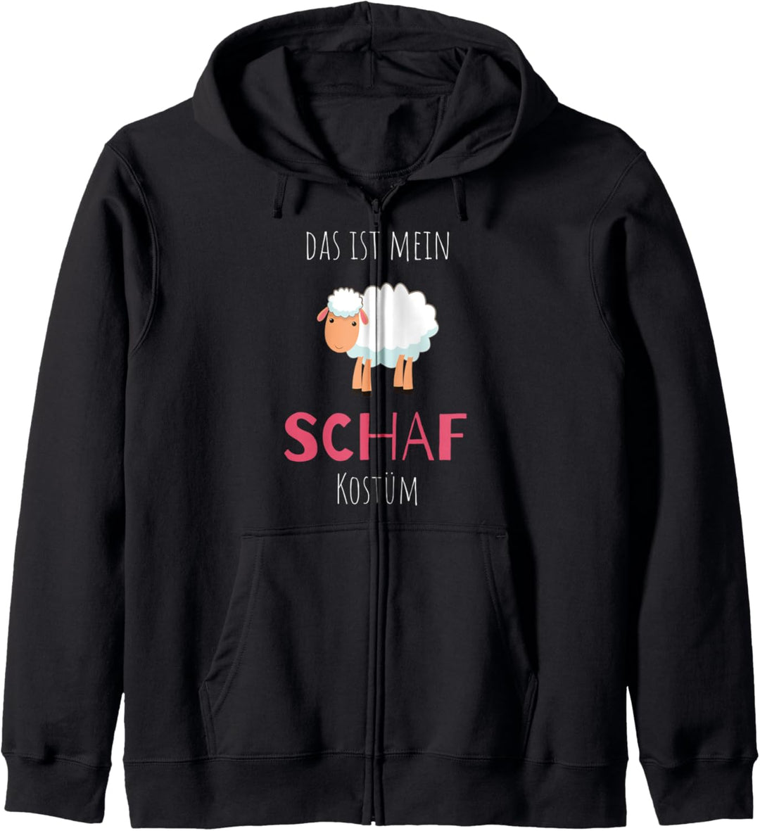 Schaf Kostüm Karneval Fasching lustiges Geschenk Landwirt Kapuzenjacke