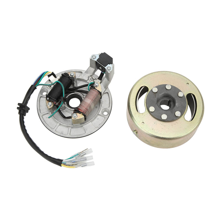 Magneto Stator Schwungrad Rotor Kit Kupfer Aluminium Kick Start Motor Magneto Stator Platte Magneto