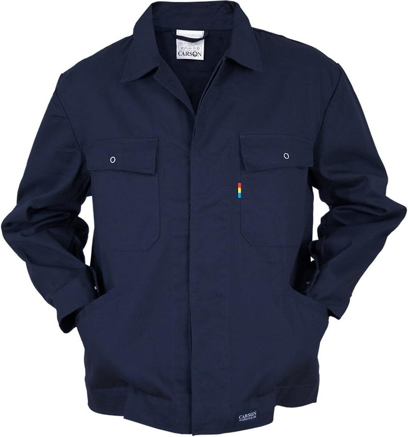 Carson Classic Workwear Arbeitsbundjacke aus reiner Baumwolle, 1 Stück, 48, marine, KTH728.HY 48 Mar