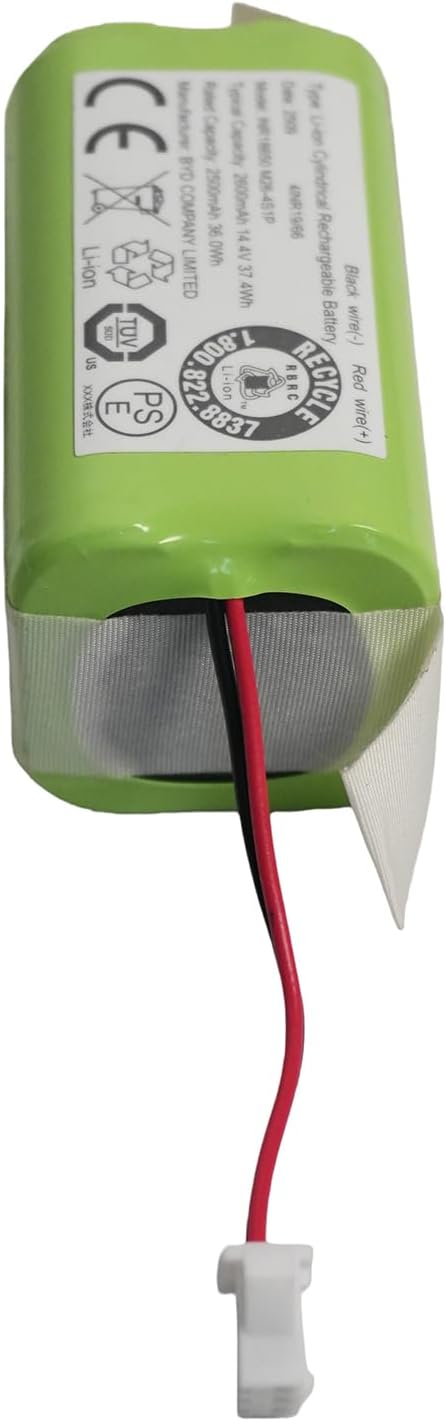 (14.4V 2600mAh) Ersatzakku für Ecovacs Deebot N79S N79 DN622 für Shark RV700 RV720 RV725 RV750 für E