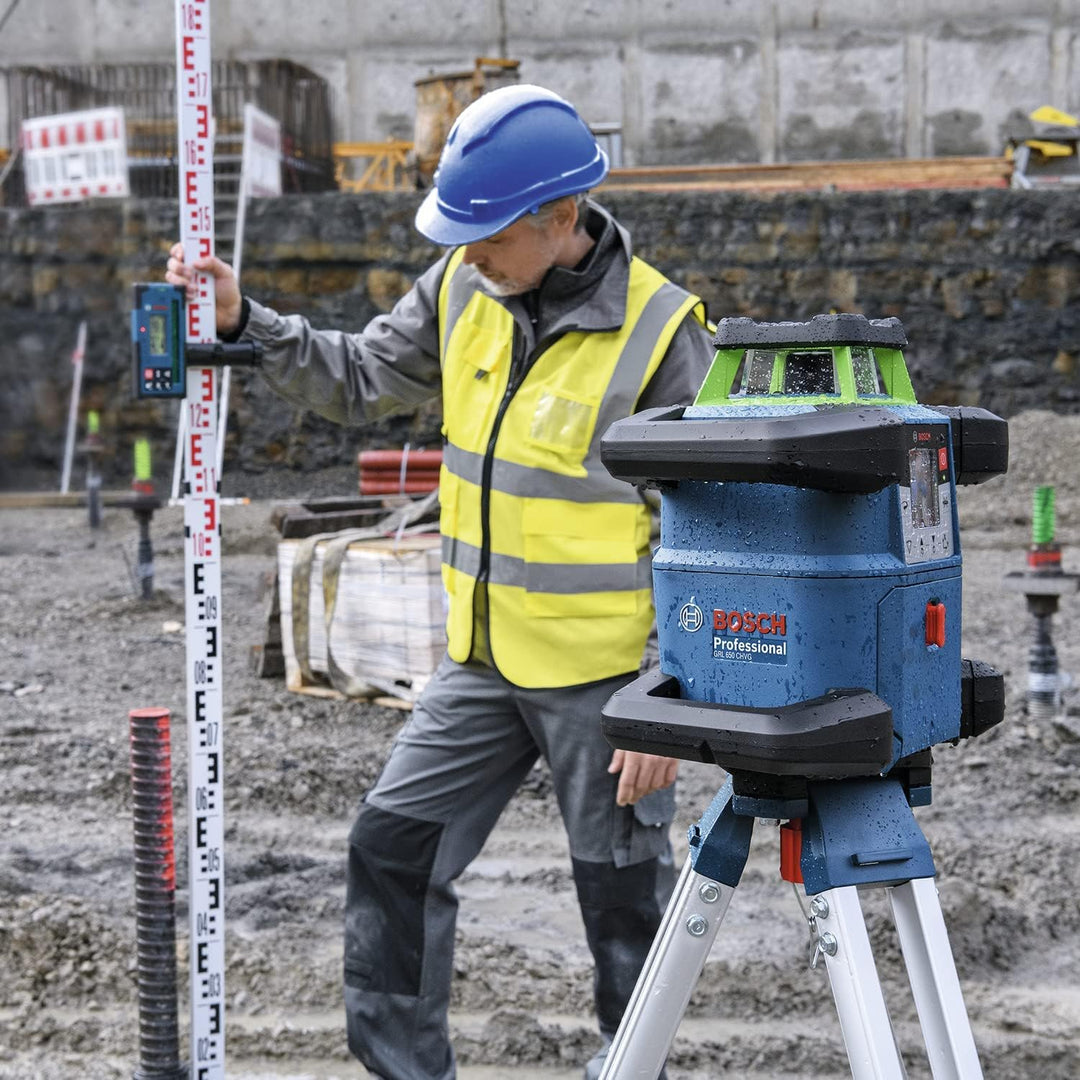 Bosch Professional Laserempfänger LR 65 G (Empfängerhalterung RB 60, 2 AA-Batterien, Reichweite: bis