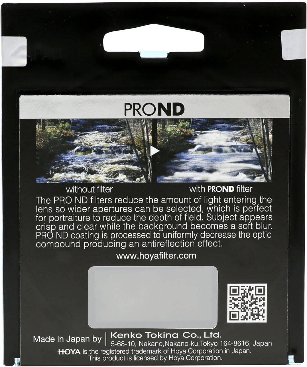 Hoya PROND64 Neutraldichte-Kamerafilter 72mm - Objektivfilter (7,2 cm, Neutraldichte-Kamerafilter, 1