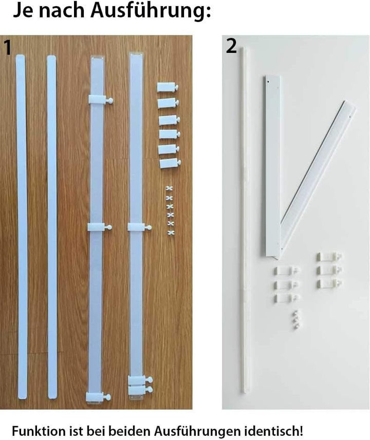 2er Set Schiebegardinen Flächenvorhänge Mikrofaser Vorhang Gardine Schiebe HxB 245x60 cm Lila Matt P