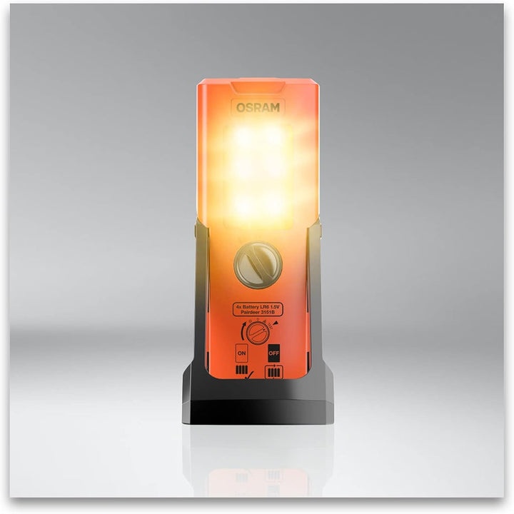 Osram LEDguardian TRUCK FLARE Signal TA19, aufstellbare LED Warnleuchte für LKW, Bus, Fahrzeuge über