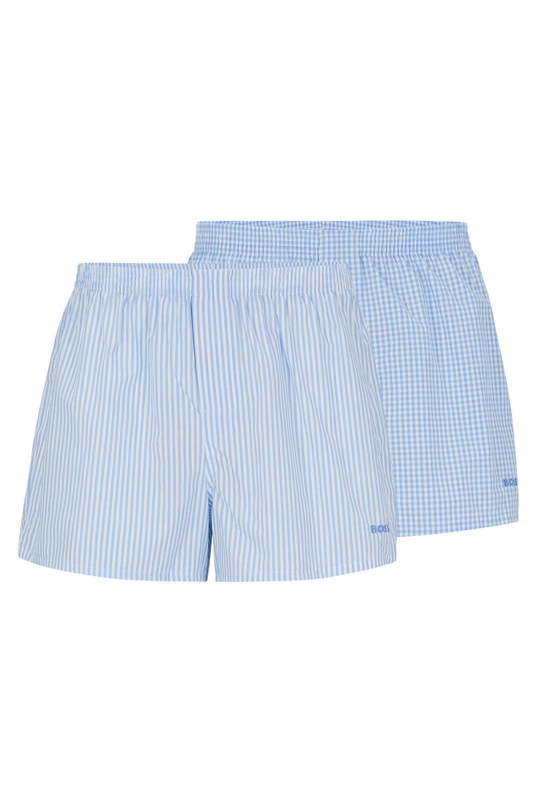 BOSS Herren NOS Boxer, 2er Pack XXL Open Blue 470, XXL Open Blue 470