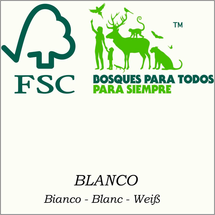 Henor Riser-Halterung für TV aus FSC® Holz 90 x 35 x 15 cm weiss Unterstützt 60 kg. 90x35x15 Weiss M
