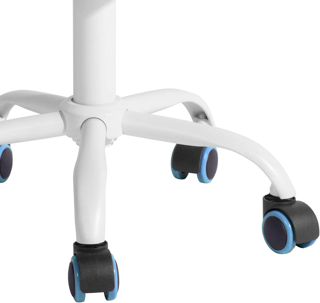 FurnitureR Home Office Stuhl, ergonomischer höhenverstellbarer Drehstuhl mit Rollen, moderner Comput