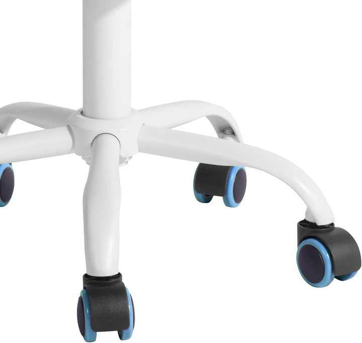 FurnitureR Home Office Stuhl, ergonomischer höhenverstellbarer Drehstuhl mit Rollen, moderner Comput