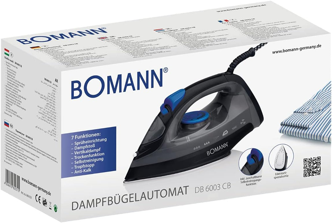 Bomann Dampfbügeleisen DB 6003 CB