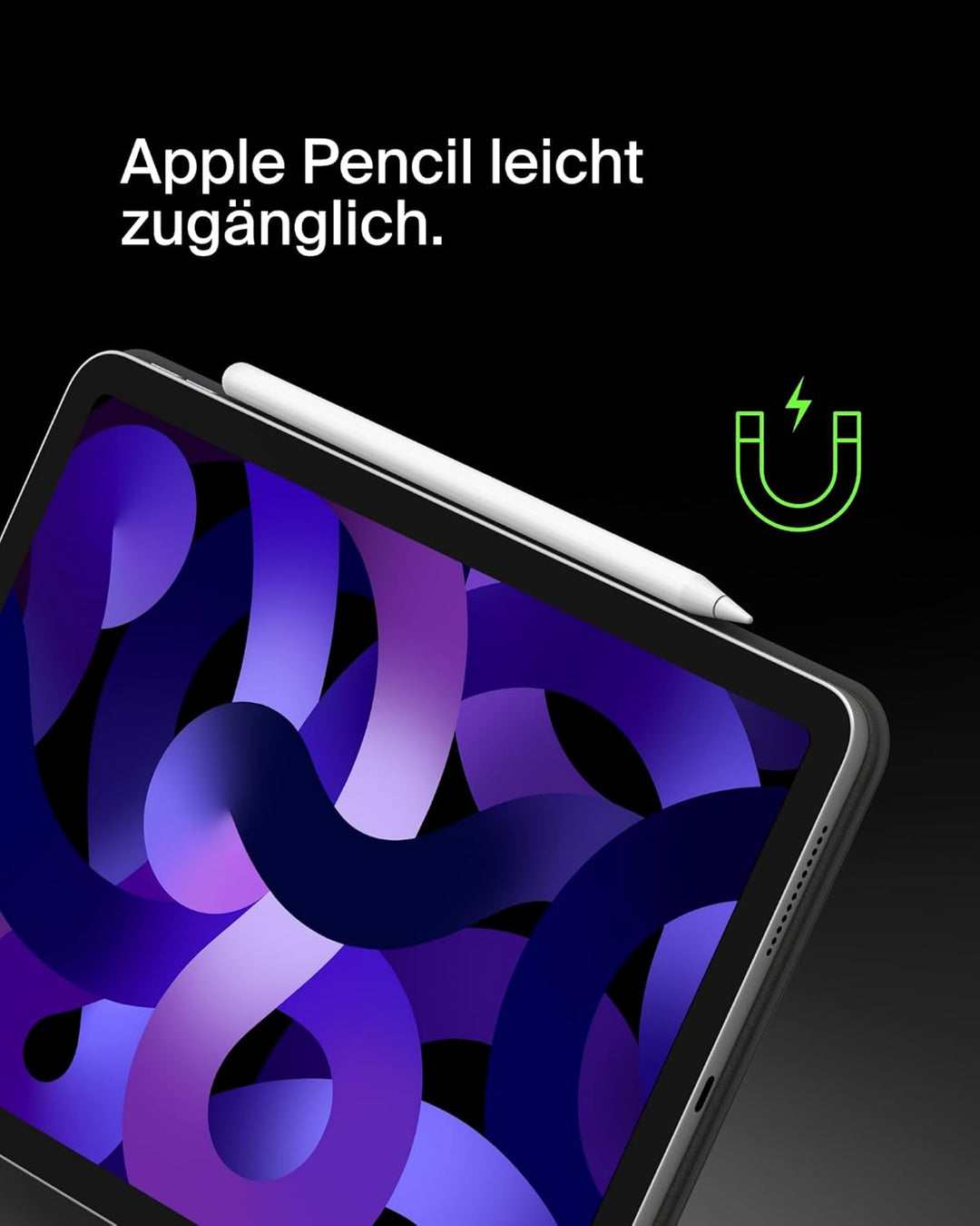 Belkin Pro iPad Tastaturhülle mit Magnetständer, beleuchtete Bluetooth‑Tastatur, Präzisions‑Trackpad