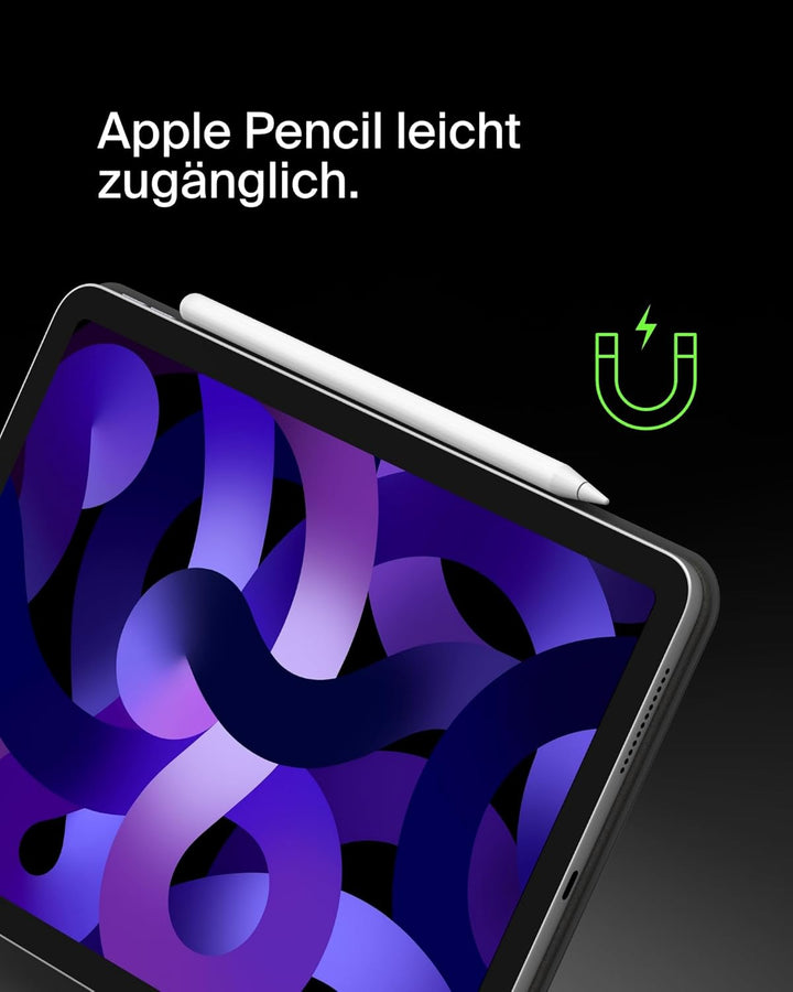 Belkin Pro iPad Tastaturhülle mit Magnetständer, beleuchtete Bluetooth‑Tastatur, Präzisions‑Trackpad