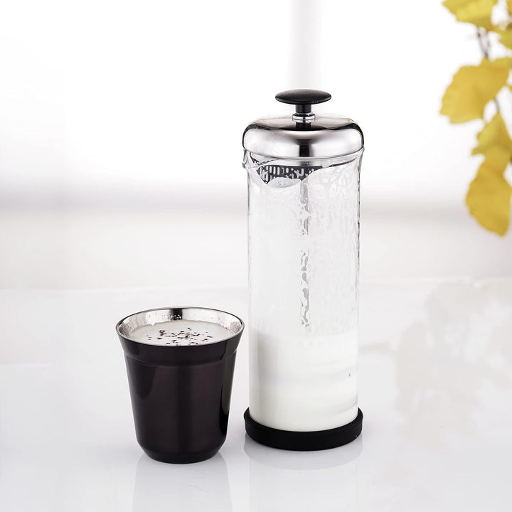 Easyworkz Espressotassen aus Edelstahl, doppelwandig, isoliert, Demitasse-Tassen, 2er-Set, hitzebest