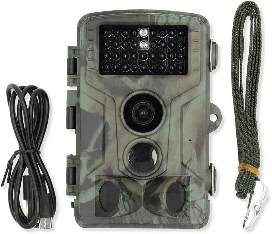 Wildlife Kamera - 4K@10fps - 50 MPixel - 5 MPixel CMOS - IP65 - Schwarz No-Glow IR - Nachtsicht - Bl
