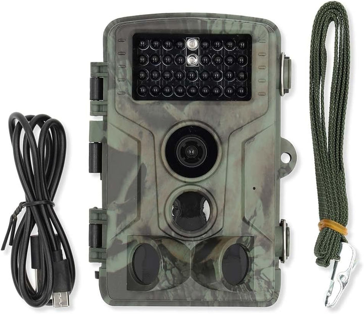 Wildlife Kamera - 4K@10fps - 50 MPixel - 5 MPixel CMOS - IP65 - Schwarz No-Glow IR - Nachtsicht - Bl