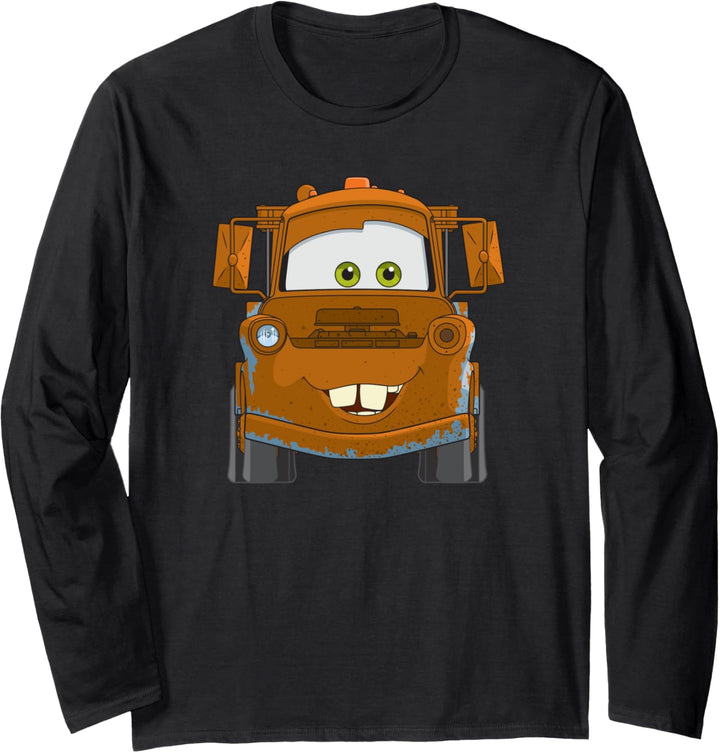 Disney Pixar Cars Mater Big Truck Face Langarmshirt
