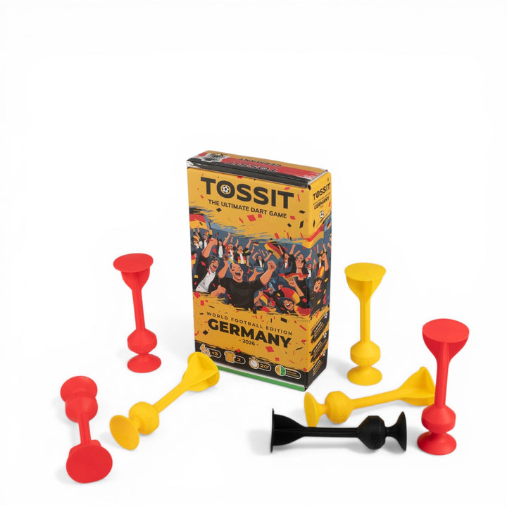 TOSSIT Spiel Saugnapf Darts, Indoor Outdoor Drinnen Draussen, Boccia, Petanque, Wurfspiel, Nachhalti