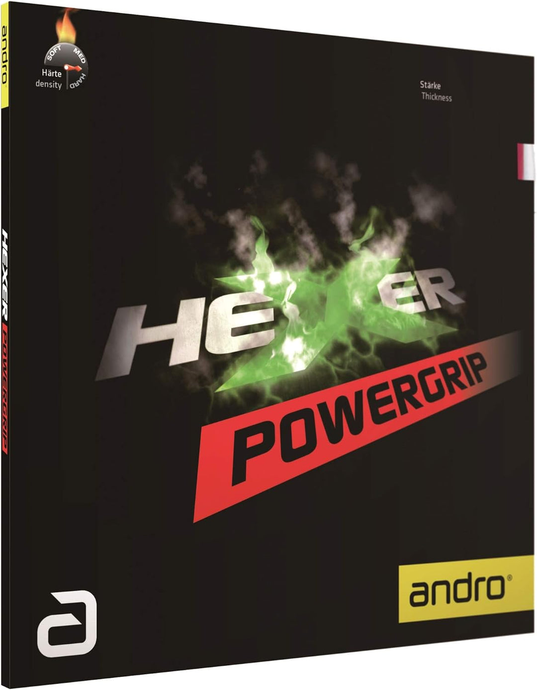 ANDRO Belag Hexer Powergrip rot 2,1 mm, rot 2,1 mm