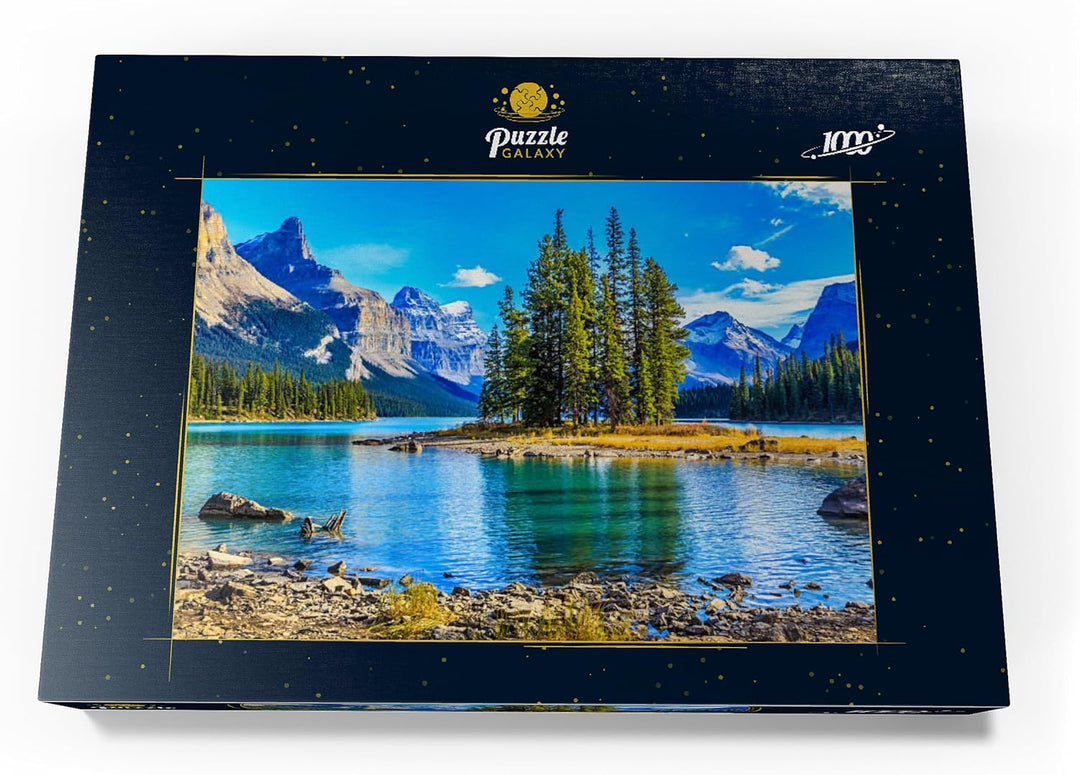 Spirit Island im Maligne Lake - Jasper National Park, Kanada - Premium 1000 Teile Puzzle - MyPuzzle