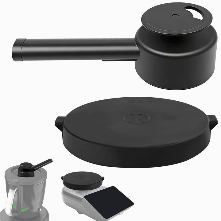 Dampfumleiter &amp; Silikon Wiegeplatte für Thermomix TM7, Zubehör Set 360° drehbarer Dampfumleiter zum