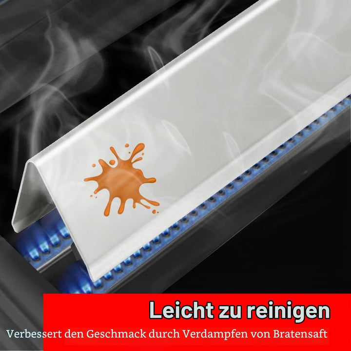 GIRXZYBX 7636 38,9CM Edelstahl flavorizer Bars für Weber Spirit I &amp; II 300 e310 e320 S310 S320, Bren