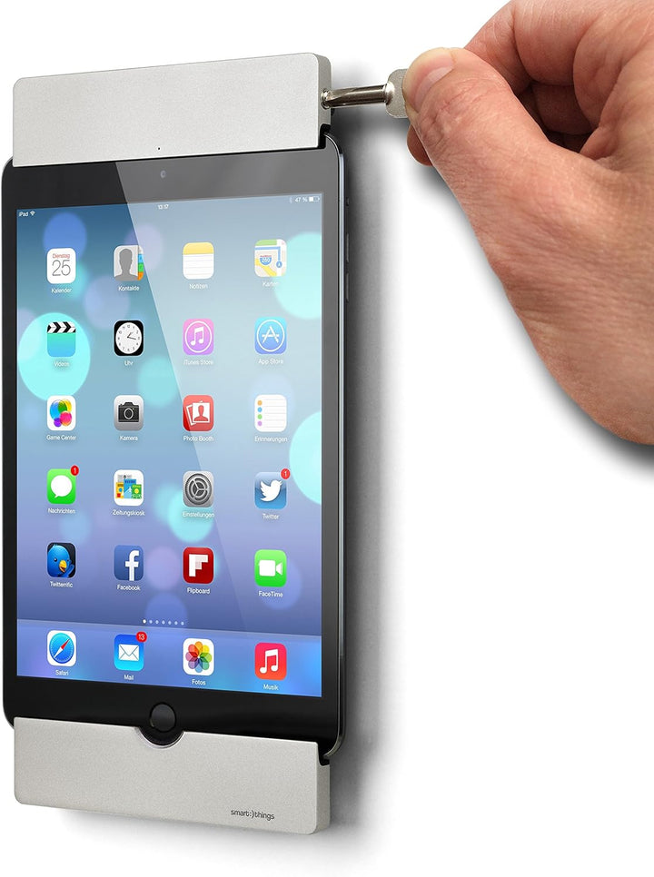 Smart things s18 b sDock mini4 schwarz 2.Generation - Abschliessbare, um 90° drehbare Wandhalterung,