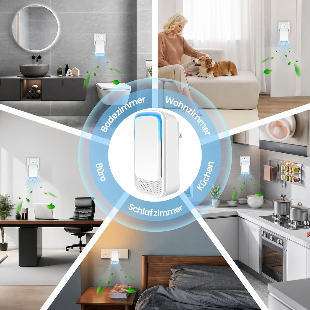 ODRX V2 Ionen Luftreiniger Zigaretten, 2026 Neues Ultras Leiser Plug & Play Negativ Ionen Luftreinig