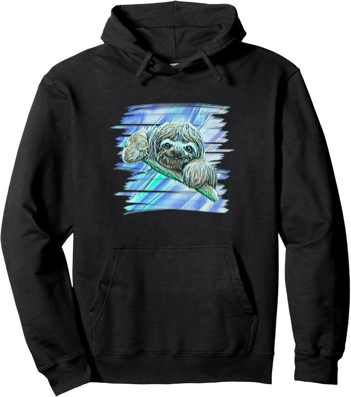 Faultier Motiv Pullover Hoodie
