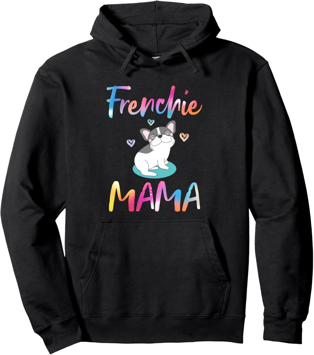 Frenchie-Mama Französische Bulldogge Dogowner Frenchiemom Damen Pullover Hoodie
