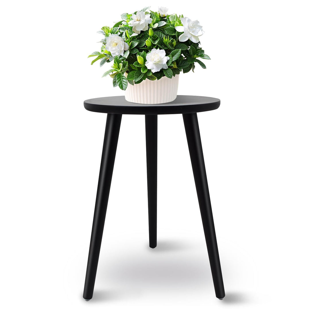 Blumenständer Holz, Rundschreiben Pflanzenständer Hoch, Dreibein Pflanzenregal Indoor für Pflanzen,